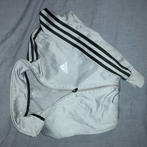 Adidas “Three Stripe” Zip Jacket